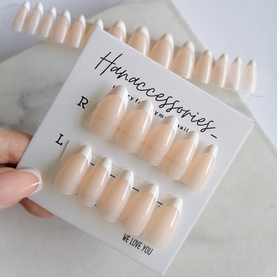 Nude almond french