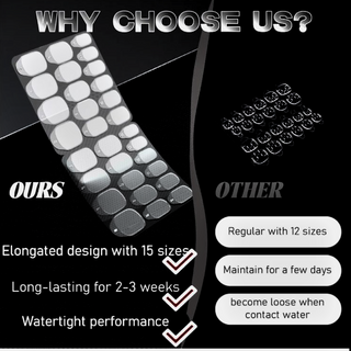 Nail stickers| long length